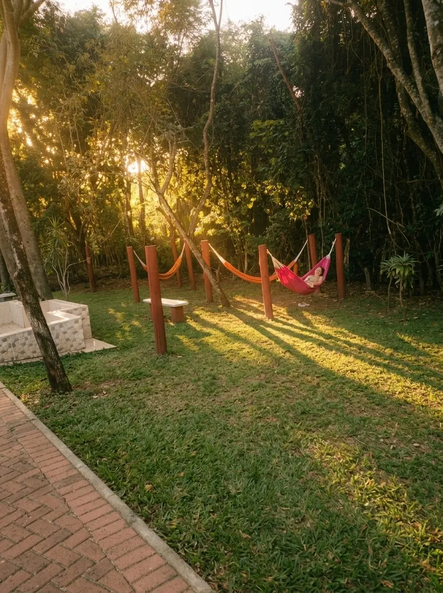 Redário do Água Santa na beira da mata